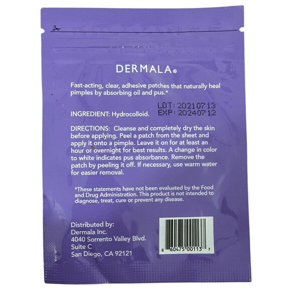 Dermala Patch Me If You Can Targeted S/M Pimple Patch 36 Small - Picture 2 of 2
